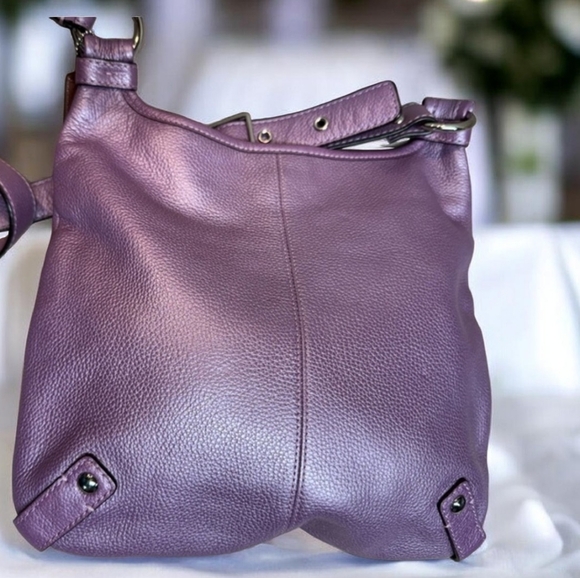 Coach Purple Crossbody- EUC - Picture 2 of 11